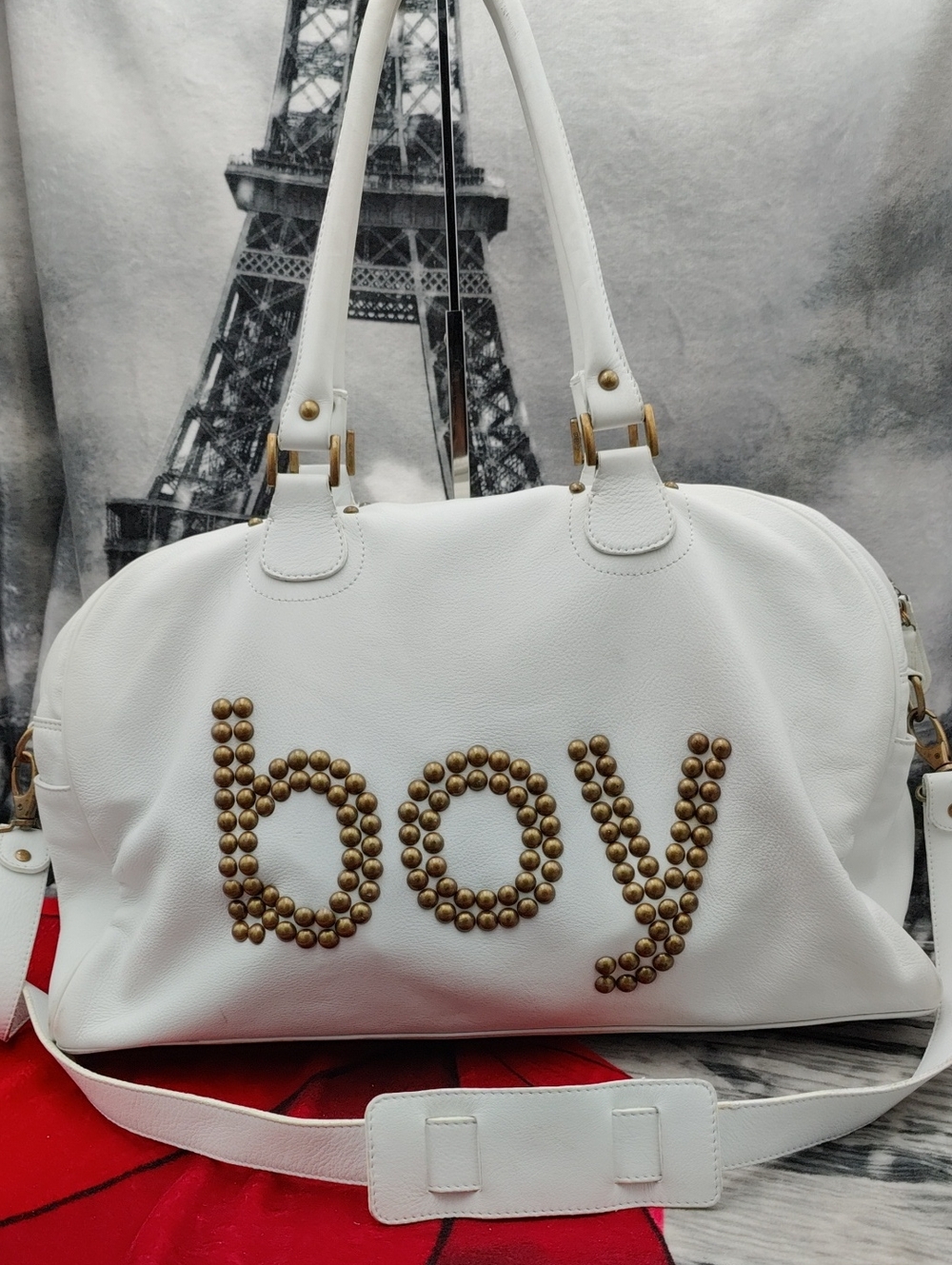 Vinyl Overnight Bag